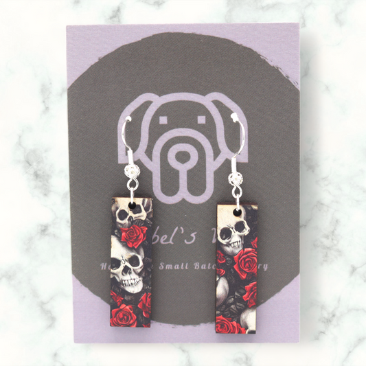 Skulls & Roses Earrings