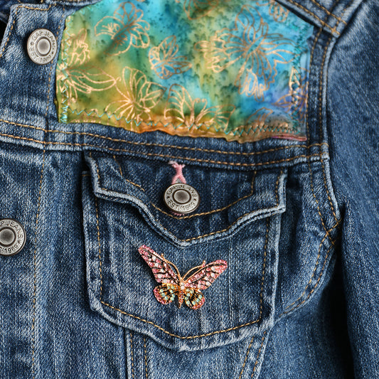 Gapkids, Girls', L Butterfly print Jacket