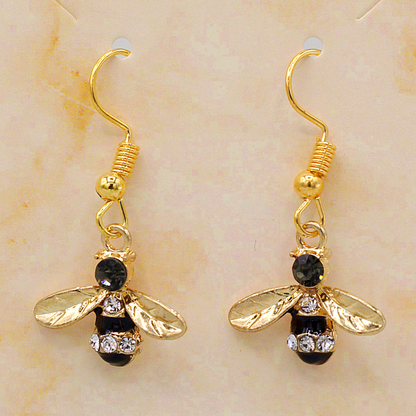Bee Charm Earrings