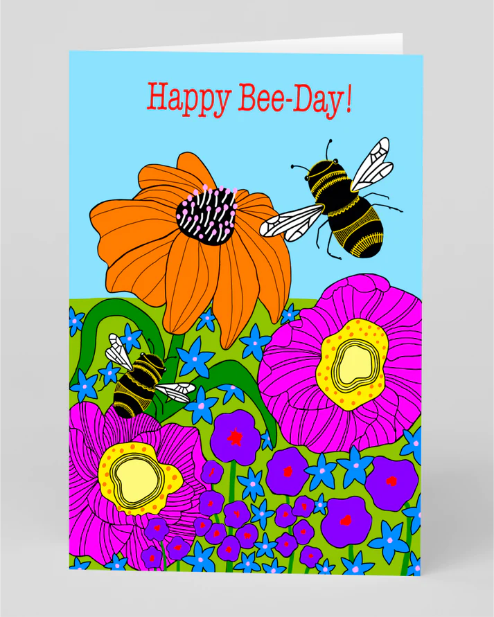 Happy Bee-Day - Greeting Card